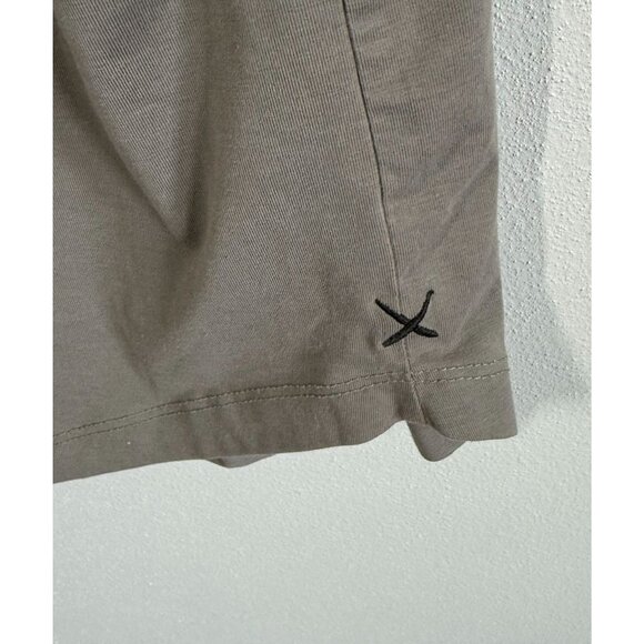 CUTS from Revolve Crew Curve Hem Short Sleeve T-Shirt Gray Mens L Butter Soft - Picture 8 of 9